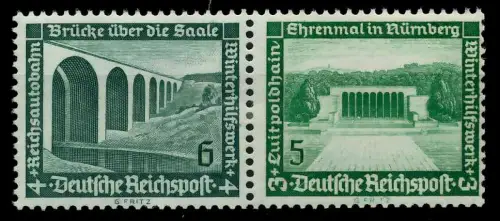 D-REICH ZUSAMMENDRUCK Nr W121 ungebraucht WAAGR PAAR 7A3E52