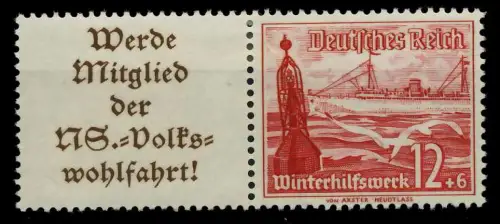 D-REICH ZUSAMMENDRUCK Nr W127 ungebraucht 3ER STR 7A3EE6