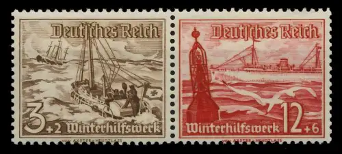 D-REICH ZUSAMMENDRUCK Nr W131 postfrisch WAAGR PAAR 7A3F46