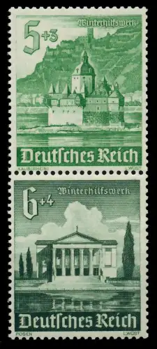 D-REICH ZUSAMMENDRUCK Nr S258 postfrisch SENKR PAAR 7A3FFE