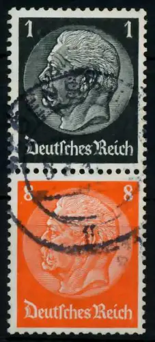 D-REICH ZUSAMMENDRUCK Nr S135 gestempelt SENKR PAAR 7A40F6