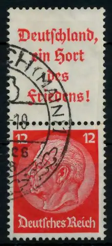 D-REICH ZUSAMMENDRUCK Nr S143 gestempelt SENKR PAAR 7A4142