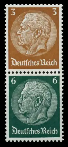 D-REICH ZUSAMMENDRUCK Nr S151 postfrisch SENKR PAAR 7A6282