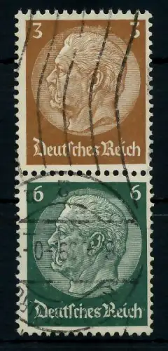 D-REICH ZUSAMMENDRUCK Nr S151 gestempelt SENKR PAAR 7A628E