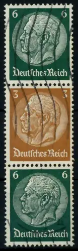 D-REICH ZUSAMMENDRUCK Nr S154 gestempelt 3ER STR 7A62D6