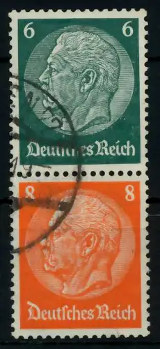 D-REICH ZUSAMMENDRUCK Nr S159 gestempelt SENKR PAAR 7A6336