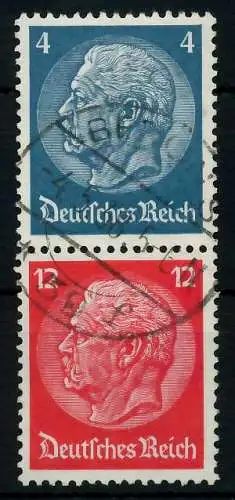 D-REICH ZUSAMMENDRUCK Nr S163 zentrisch gestempelt SENKR PAA 7A634A