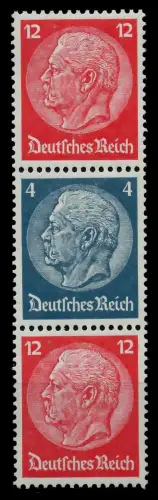 D-REICH ZUSAMMENDRUCK Nr S166 ungebraucht 3ER STR 7A636E