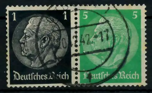 D-REICH ZUSAMMENDRUCK Nr W71 gestempelt WAAGR PAAR 7A64A6