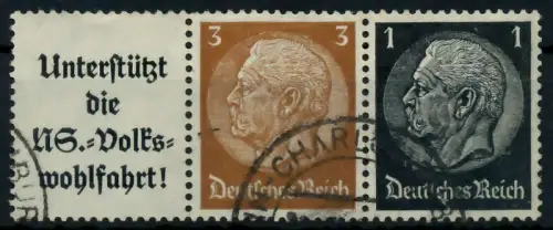D-REICH ZUSAMMENDRUCK Nr W76 gestempelt 3ER STR 7A652A
