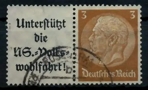 D-REICH ZUSAMMENDRUCK Nr W75 gestempelt WAAGR PAAR 7A653E
