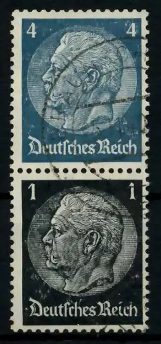D-REICH ZUSAMMENDRUCK Nr S171 gestempelt SENKR PAAR 7A663A