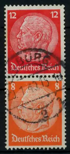 D-REICH ZUSAMMENDRUCK Nr S199 zentrisch gestempelt SENKR PAA 7A67CE