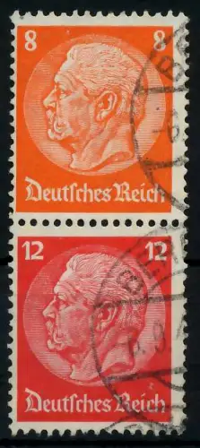 D-REICH ZUSAMMENDRUCK Nr S201 gestempelt SENKR PAAR 7A683E