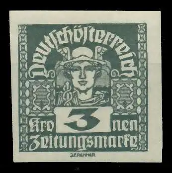 ÖSTERREICH 1920 21 ZEITUNGSMARKEN Nr 311x postfrisch 7A897E