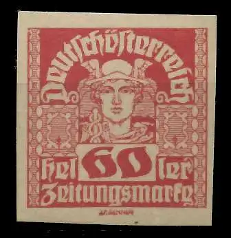 ÖSTERREICH 1920 21 ZEITUNGSMARKEN Nr 306y postfrisch 7A89D6