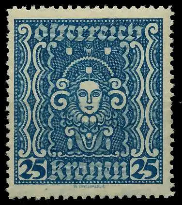 ÖSTERREICH 1922 Nr 399AII postfrisch 7ABE7A