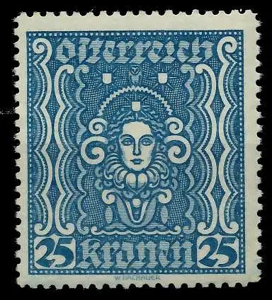 ÖSTERREICH 1922 Nr 399AII postfrisch 7ABE8A