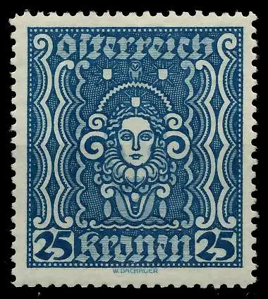 ÖSTERREICH 1922 Nr 399AII postfrisch 7ABECE
