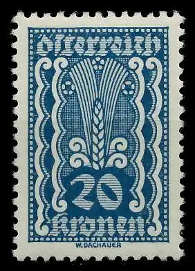 ÖSTERREICH 1922 Nr 370 postfrisch 7AE346