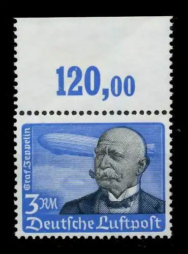DEUTSCHES REICH 1934 Nr 539y postfrisch ungebraucht ORA ATTEST 7B21EE