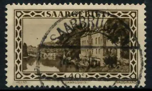 SAARGEBIET 1926 Nr 113 zentrisch gestempelt 7B2202