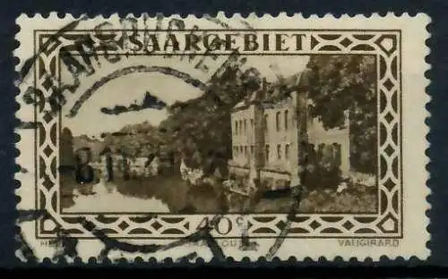 SAARGEBIET 1926 Nr 113 zentrisch gestempelt 7B220E