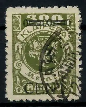 MEMEL 1923 Nr 179I gestempelt gepr. 7B2476