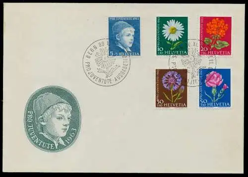 SCHWEIZ PRO JUVENTUTE Nr 786y-790y BRIEF FDC 7B24DE