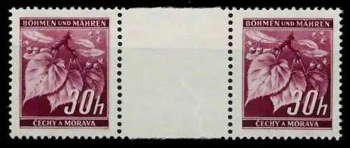 BÖHMEN MÄHREN Nr 24ZW postfrisch ZW-STEG PAAR S42A02A
