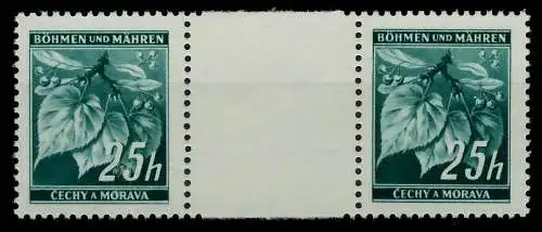 BÖHMEN MÄHREN Nr 23ZW postfrisch ZW-STEG PAAR 7B56AA