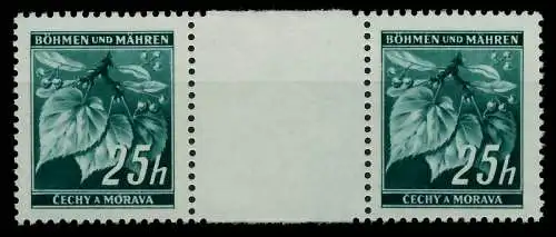 BÖHMEN MÄHREN Nr 23ZW postfrisch ZW-STEG PAAR 7B56BA