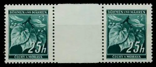 BÖHMEN MÄHREN Nr 23ZW postfrisch ZW-STEG PAAR 7B56BE