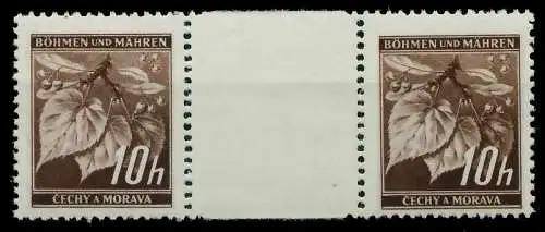 BÖHMEN MÄHREN Nr 21ZW postfrisch ZW-STEG PAAR 7B56D6