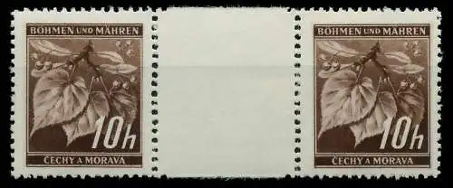 BÖHMEN MÄHREN Nr 21ZW postfrisch ZW-STEG PAAR 7B5702