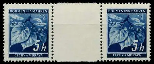 BÖHMEN MÄHREN Nr 20ZW postfrisch ZW-STEG PAAR 7B5712