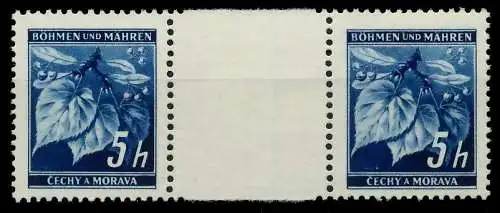 BÖHMEN MÄHREN Nr 20ZW postfrisch ZW-STEG PAAR 7B5716