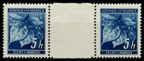 BÖHMEN MÄHREN Nr 20ZW postfrisch ZW-STEG PAAR 7B572A