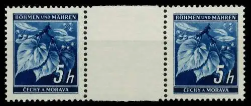 BÖHMEN MÄHREN Nr 20ZW postfrisch ZW-STEG PAAR 7B5732