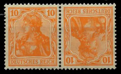 D-REICH ZUSAMMENDRUCK Nr K1 postfrisch WAAGR PAAR 7B7C8E