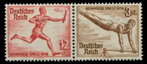 D-REICH ZUSAMMENDRUCK Nr W109 postfrisch WAAGR PAAR 7B7E2E