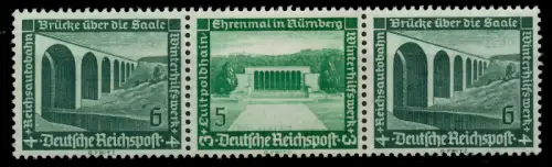 D-REICH ZUSAMMENDRUCK Nr W122 postfrisch 3ER STR 7B7E46