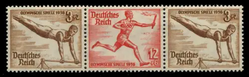 D-REICH ZUSAMMENDRUCK Nr W108 postfrisch 3ER STR 7B7E4A