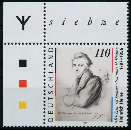 BRD BUND 1997 Nr 1962I postfrisch ECKE-OLI S4486A2