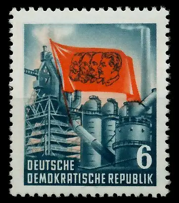 DDR 1953 Nr 344YI postfrisch 7BAEAA