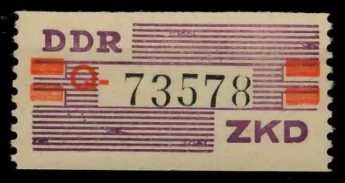 DDR DIENST WERTSTREIFEN Nr IV-Q postfrisch 7BD1D6