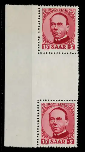 SAARLAND 1950 Nr 289ZS postfrisch ZW-STEG PAAR 7BD38E