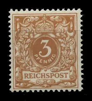 DEUTSCHES REICH 1889 99 KRONE ADLER Nr 45c postfrisch g 7BD3AE