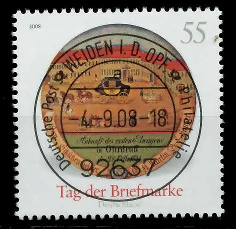 BRD 2008 Nr 2692 zentrisch gestempelt 776C66