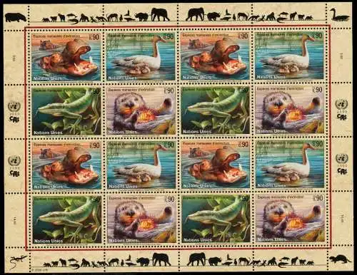 UNO GENF Nr 385-388 postfrisch KLEINBG S013C26